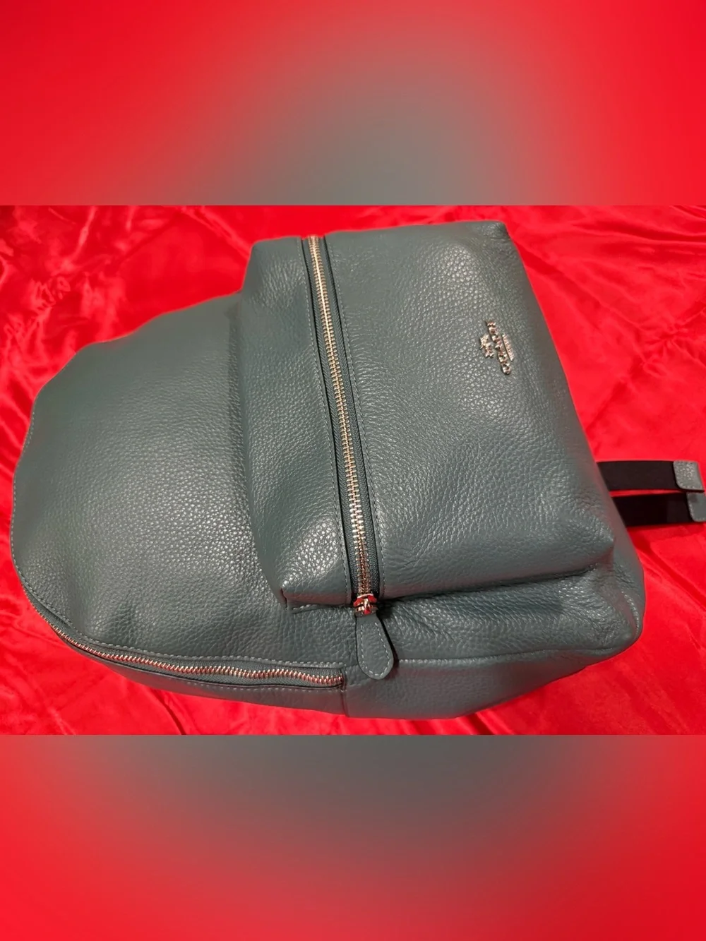 WOW POSHMARK - Authentic NWT Coach Pebbled Leather Turquoise Backpack